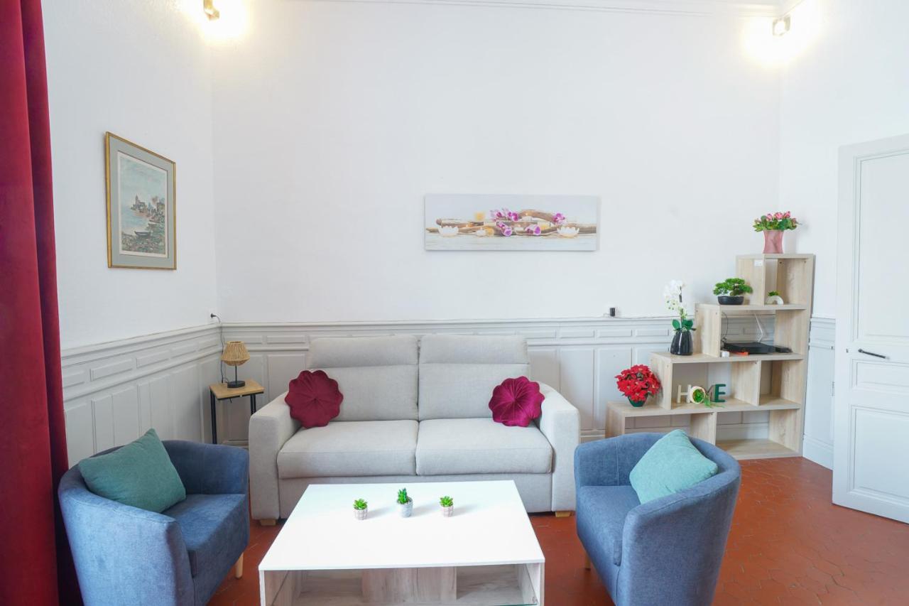 Appartement Du Forum,La Gare, 50 M2 , Climatisation, Garage, Cour Нарбонна Экстерьер фото
