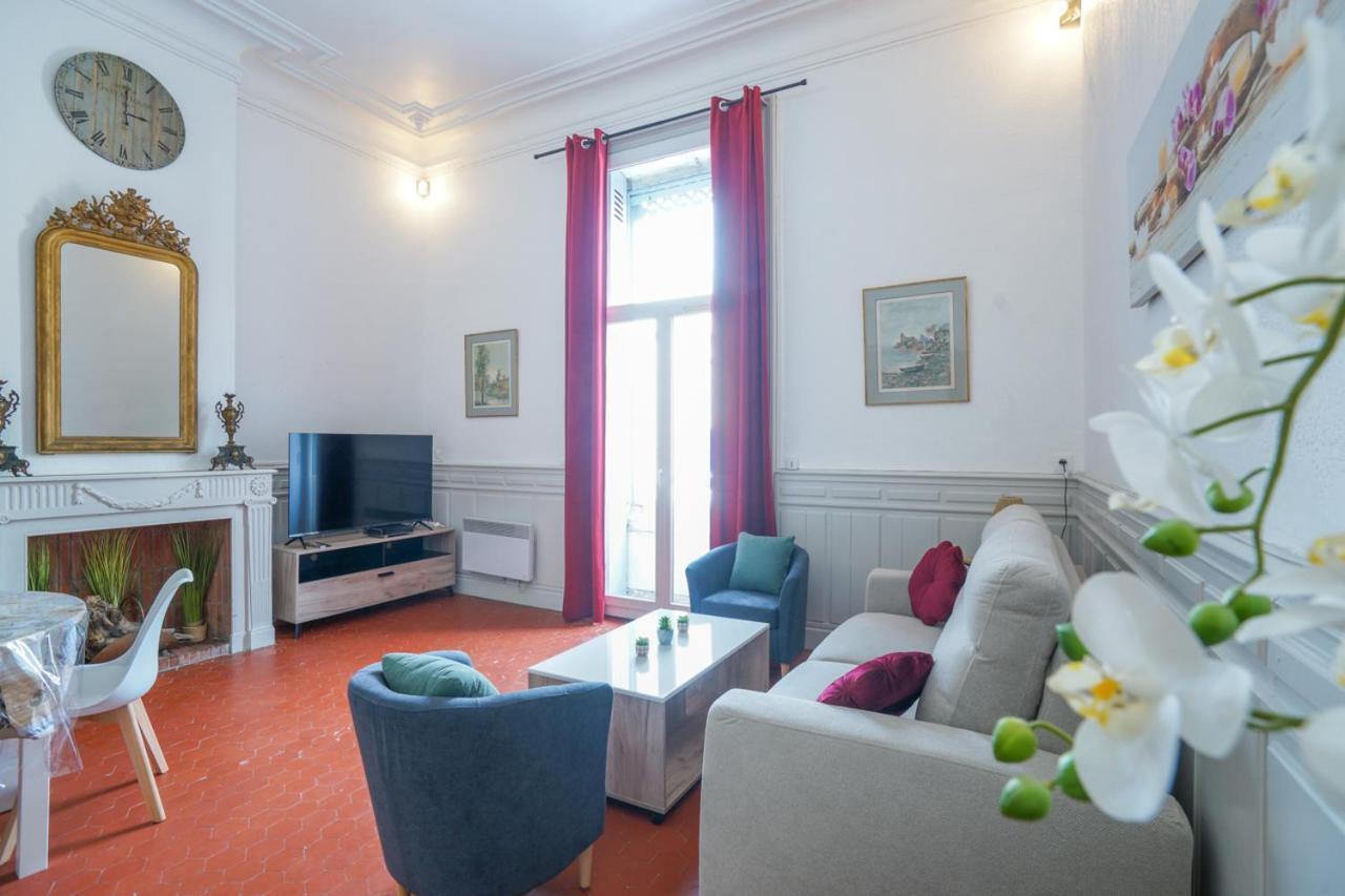 Appartement Du Forum,La Gare, 50 M2 , Climatisation, Garage, Cour Нарбонна Экстерьер фото