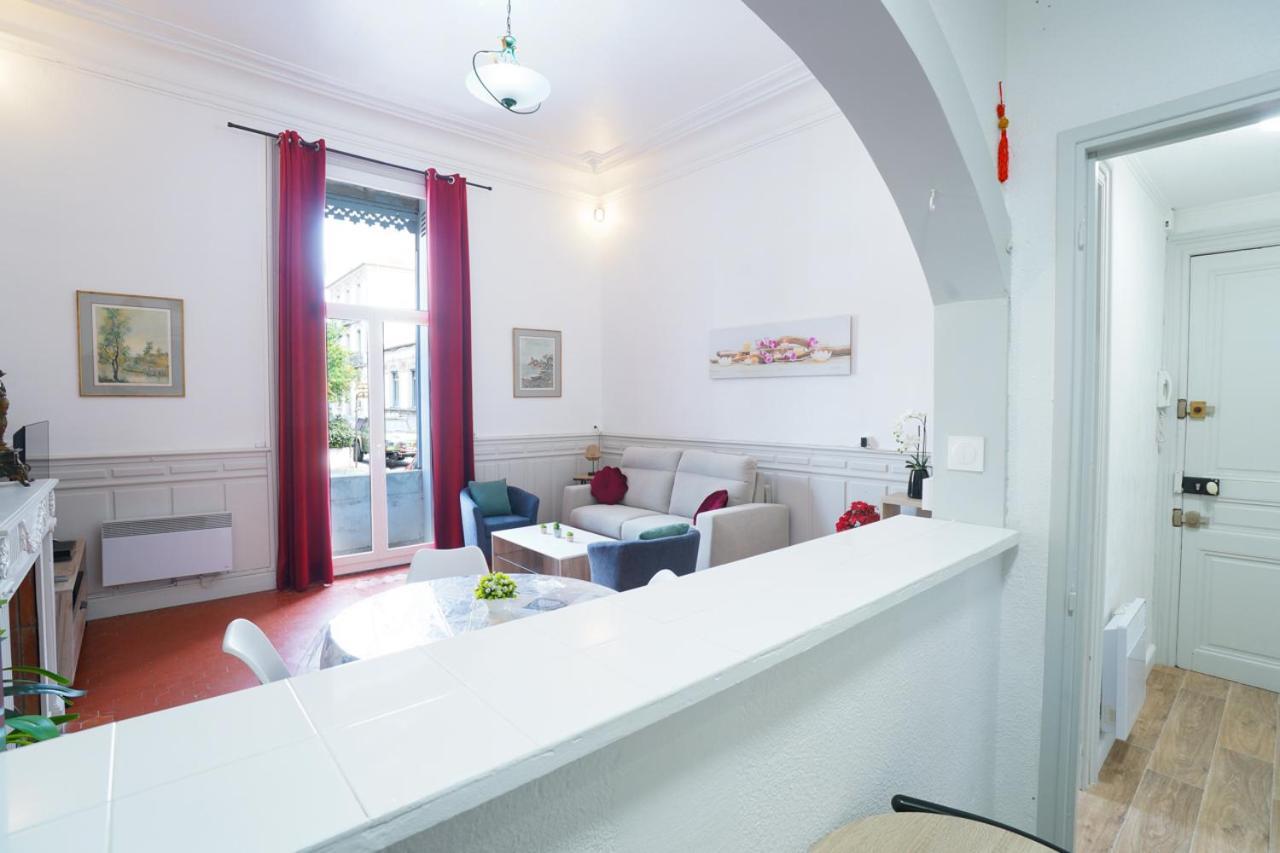 Appartement Du Forum,La Gare, 50 M2 , Climatisation, Garage, Cour Нарбонна Экстерьер фото