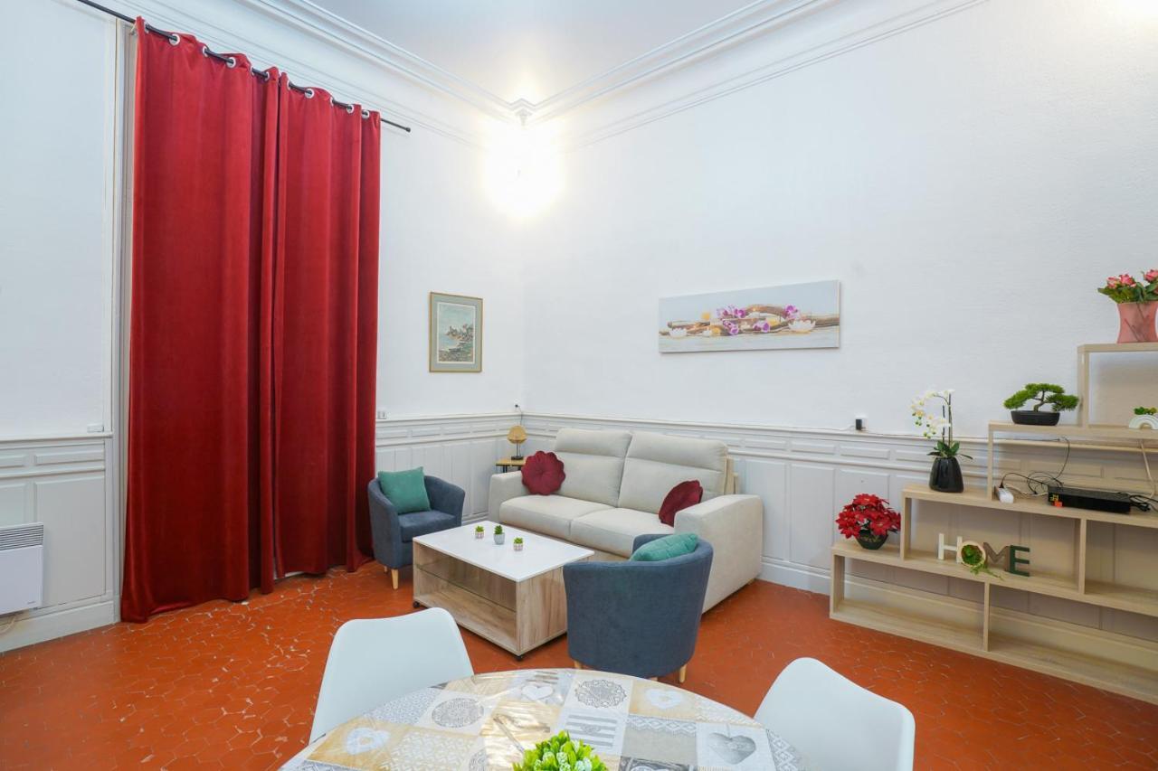 Appartement Du Forum,La Gare, 50 M2 , Climatisation, Garage, Cour Нарбонна Экстерьер фото
