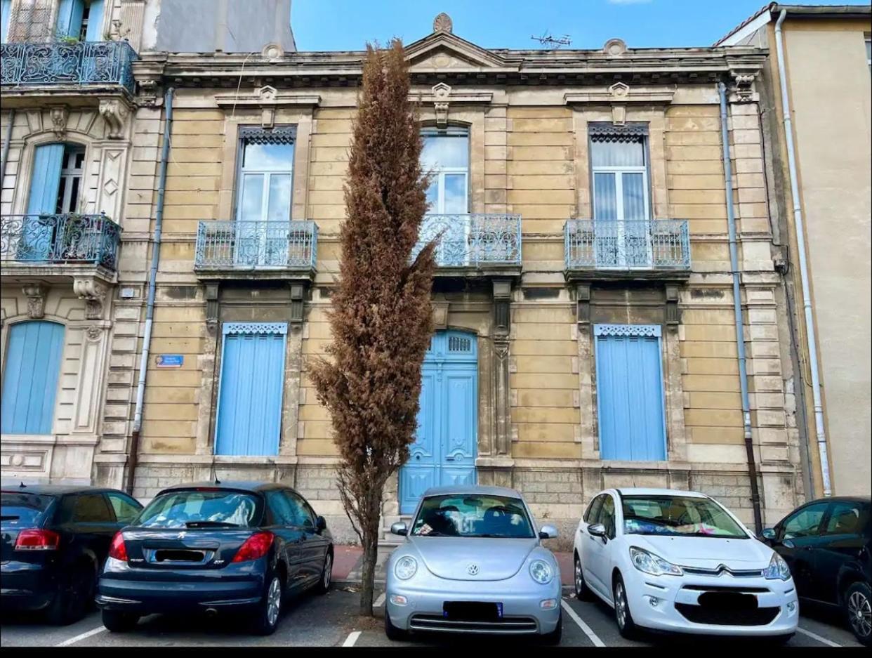 Appartement Du Forum,La Gare, 50 M2 , Climatisation, Garage, Cour Нарбонна Экстерьер фото